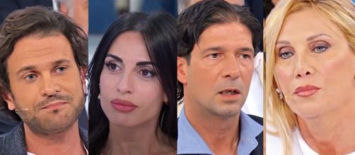 Alessio, Morena, Diego e Sabrina - screenshot © Canale 5