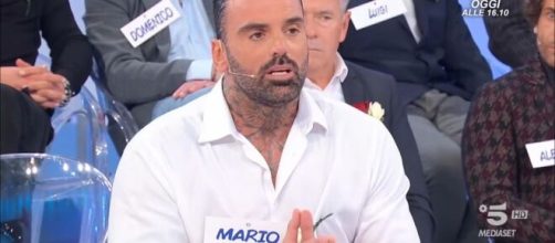 In foto Mario Cusitore (screenshoot © Canale 5).