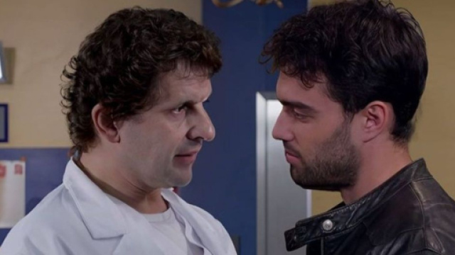 Daniele Fusco e Nunzio Cammarota - screenshot &copy; Un posto al sole.