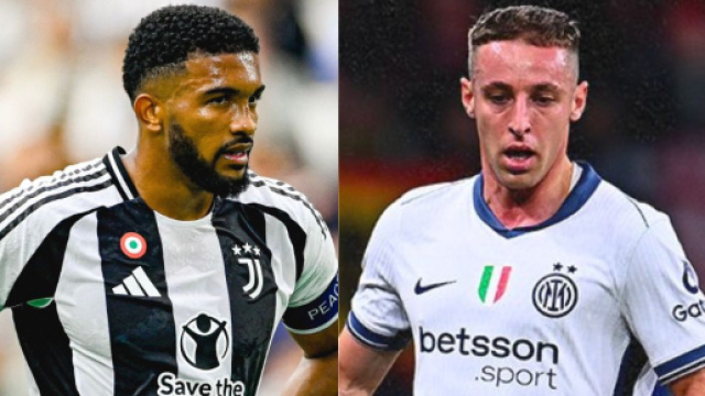Gleison Bremer, difensore della Juventus. Foto © Juventus FC. Davide Frattesi, centrocampista dell'Inter. Foto © Inter