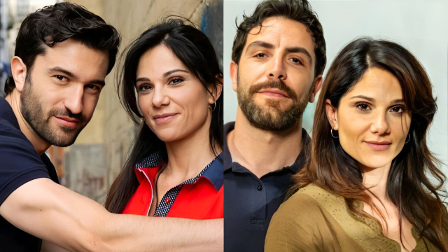 Damiano, Rosa, Pino e Rosa - screenshot © Rai.