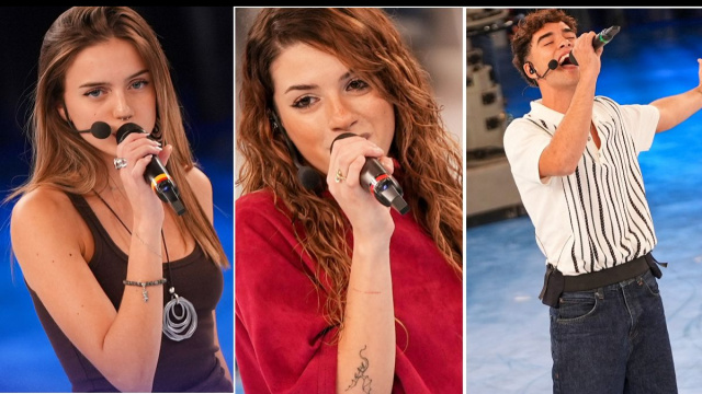 In foto Flavia, Michelle e Frasa, allievi di Amici © Mediaset