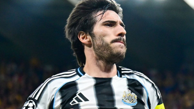 Sandro Tonali, centrocampista del Newcastle. Foto © Newcastle