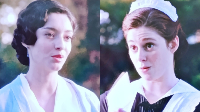 Angela consegna la lettera a Maria. © La Promessa