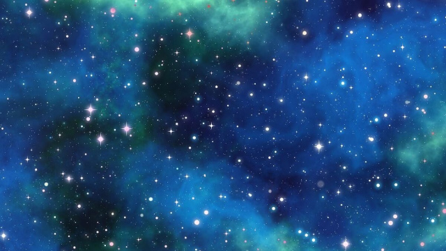 Spazio pieno di stelle con uno sfondo di nebulose © Pixabay.