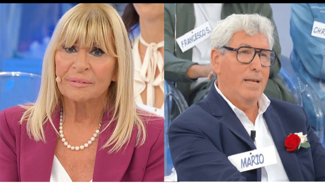 Gemma Galgani e Mario Lenti © Canale 5.