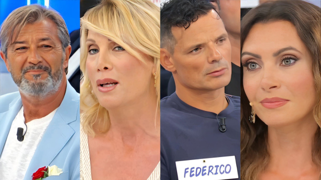 Nicola, Sabrina, Federico e Agnese - screenshot © Canale 5.