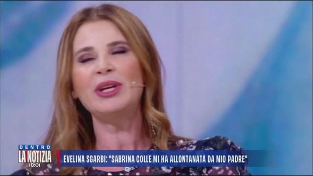 Sabrina Colle a 'Dentro la notizia'. © Immagine Mediaset