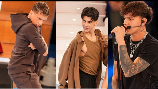In foto Alessio, Alex e Opi, allievi di Amici © Mediaset
