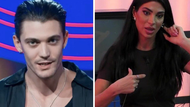 Jonas Pepe e Rasha Younes © Grande Fratello / Mediaset.