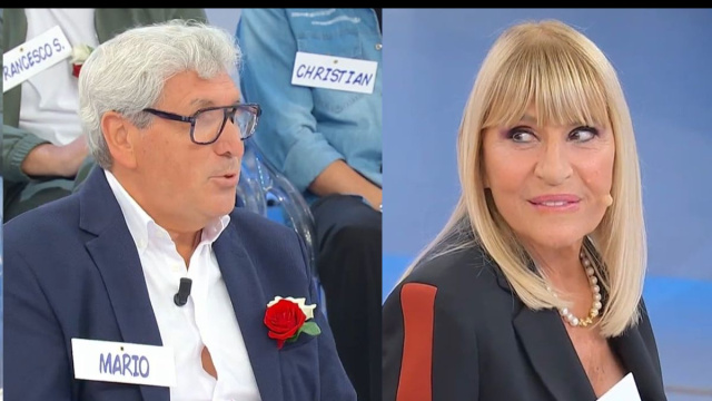 Mario Lenti e Gemma Galgani © Canale 5.