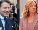 Giuseppe Conte e Giorgia Meloni (© Facebook)