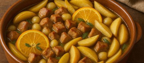 Maiale alla frutta, un secondo piatto spagnolo perfetto per una cena importante