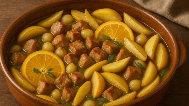 Il maiale alla frutta &ndash; &copy; ChatGpt.