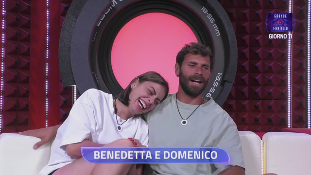 Benedetta Stocchi e Domenico D&rsquo;Alterio &ndash; &copy; Grande Fratello / Mediaset.