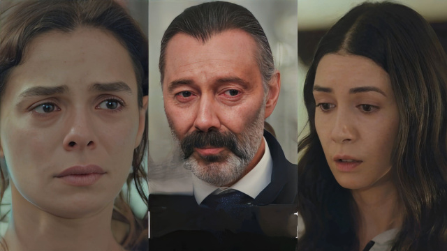 Bahar, Nezir e Piril - screenshot © La forza di una donna.