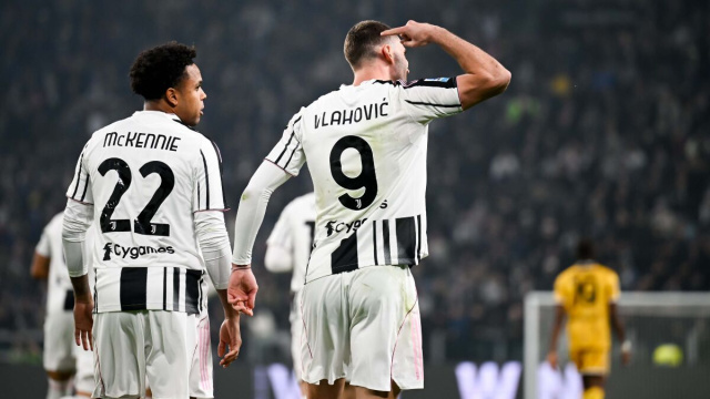 Dusan Vlahovic, attaccante della Juventus. Foto &copy; Juventus FC