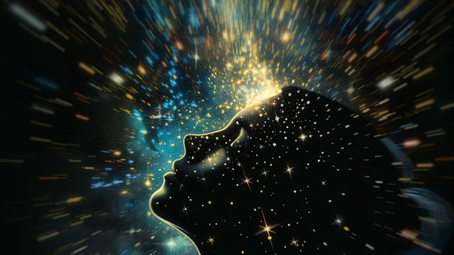 Profilo di donna con stelline scintillanti - © Pixabay.