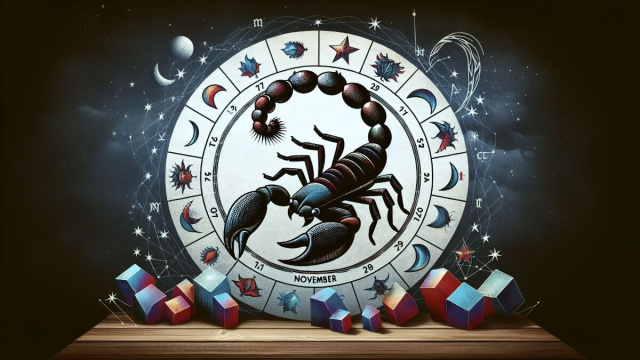 Il sublime emerge laddove la curiosità incontra la riflessione, portando lo Scorpione a sfiorare l'ineffabile. © Immagine creata con Dall-E