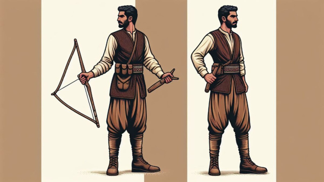 Numero 61 della Smorfia napoletana, 'o cacciatore, per il Toro. &copy; Immagine creata con Dall-E