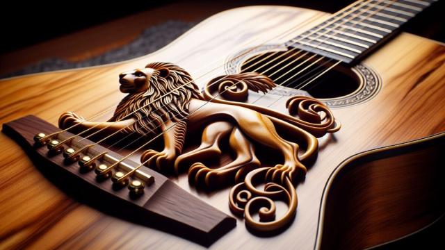 Numero 67 della Smorfia napoletana, 'o purpo into'â chitarra. © Immagine creata con Dall-E