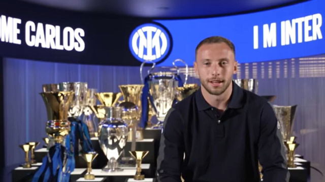 Il giocatore dell'Inter Carlos Augusto @ screenshot Inter F.C.