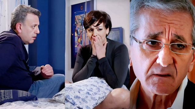 Guido, Mariella e Alfredo – screenshot © Un posto al sole.