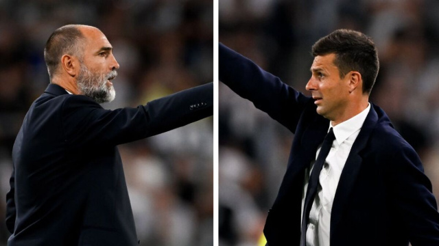 Igor Tudor e Thiago Motta. Foto © Juventus FC.