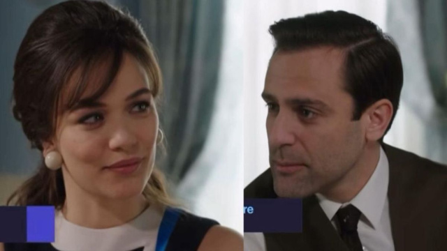 In foto Marta ed Enrico © Il Paradiso delle signore Rai