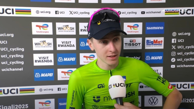 Tadej Pogačar – © Screenshot Eurosport.