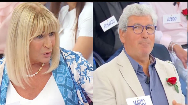 Gemma Galgani e Mario Lenti – © Canale 5.