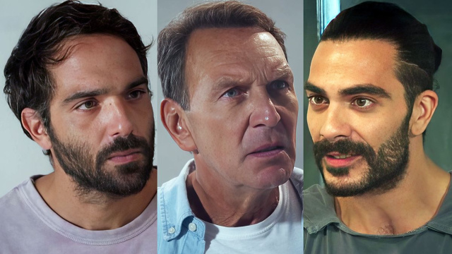 Ludovico (Giuseppe Tufano), Roberto Ferri (Riccardo Polizzy Carbonelli), Rosario (Errico Liguori) © Un posto al sole Rai.