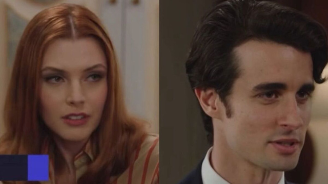 In foto Odile ed Ettore ne Il Paradiso delle signore © Rai