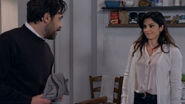 Rosa e Pino in una scena di Un posto al sole © Rai 3