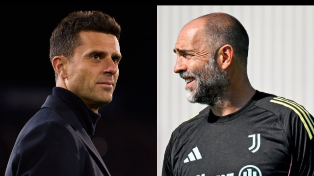 Thiago Motta e Igor Tudor. Foto © Juventus