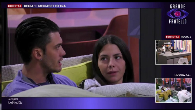 In foto Jonas e Anita, concorrenti del Grande Fratello © Mediaset