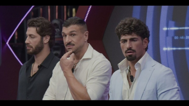 Giulio, Omer e Matteo al Grande Fratello – © Mediaset