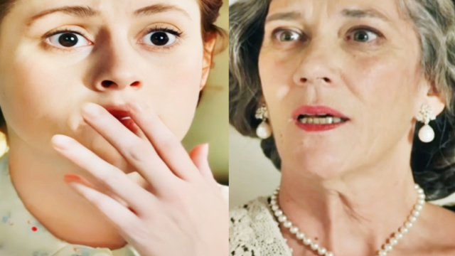 Maria Fernandez e Petra in scena – © La Promessa,