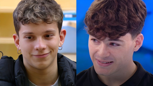 Alessio e Pierpaolo – screenshot © Canale 5.