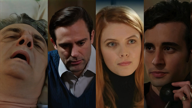 Bronzetti, Enrico, Odile ed Ettore - screenshot © Rai.