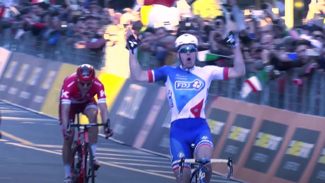 Démare e Kristoff – © YouTube Giro d’Italia.