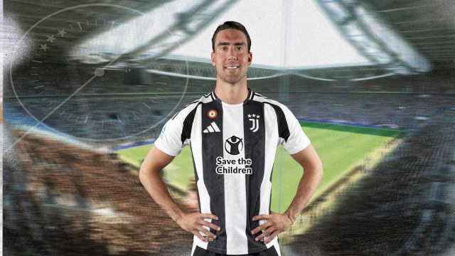 Dusan Vlahovic, attaccante della Juventus. Foto © Juventus FC