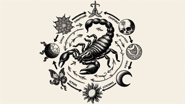 Numero 47 della Smorfia napoletana, 'o muorto per lo Scorpione. © Immagine creata con Dall-E