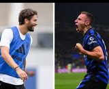 Manuel Locatelli, centrocampista della Juventus. Foto © Juventus FC. Davide Frattesi, centrocampista dell'Inter. Foto © Inter