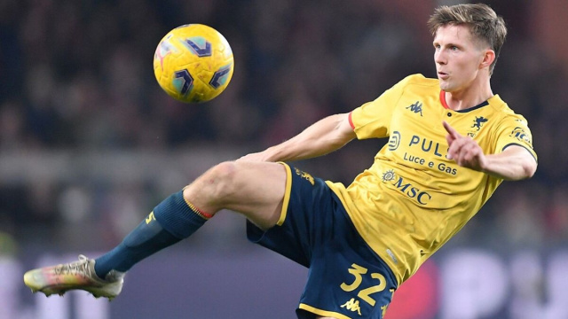 Morten Frendrup, centrocampista del Genoa. Foto &copy; Genoa