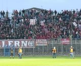Tifosi della Salernitana in trasferta @ foto pagina Facebook Dimensione Calcio