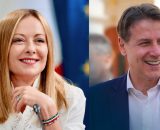 Giorgia Meloni e Giuseppe Conte (© Facebook)