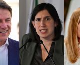 Giuseppe Conte, Elly Schlein, Giorgia Meloni (© Facebook).