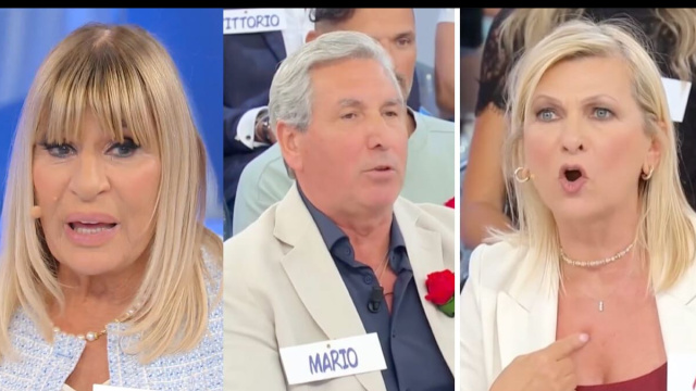 Gemma Galgani, Mario Lenti e Magda &copy; Canale 5.