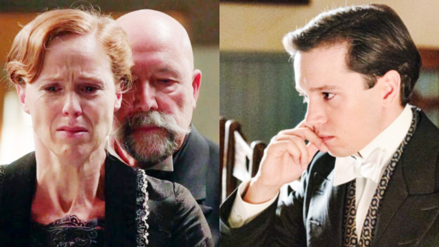 Pia, il Barone de Linaja e Santos in scena © La Promessa